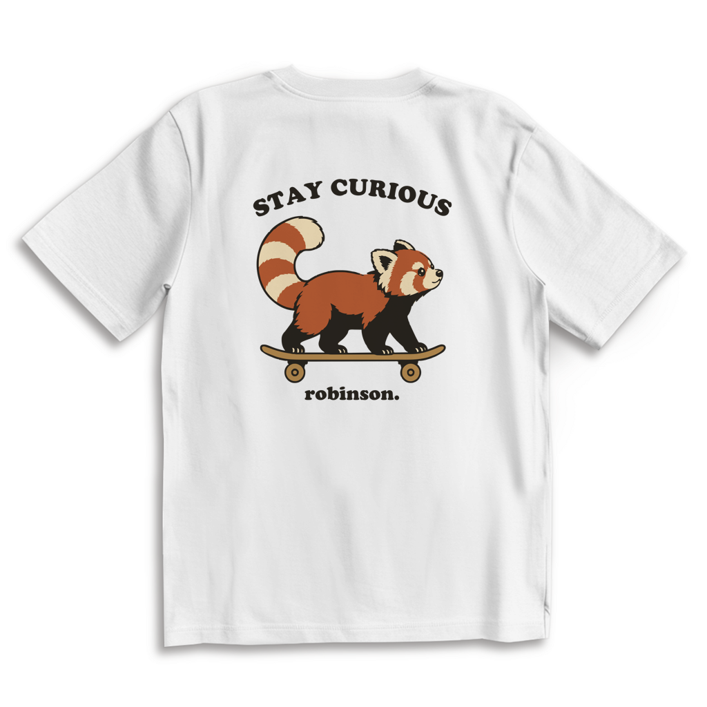 Stay Curious Oversized Tee