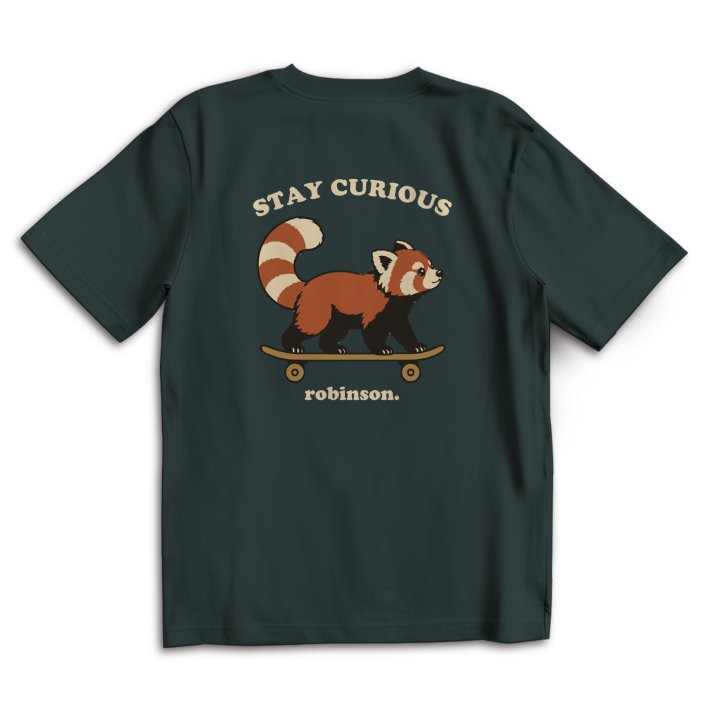 Stay Curious Oversized Tee