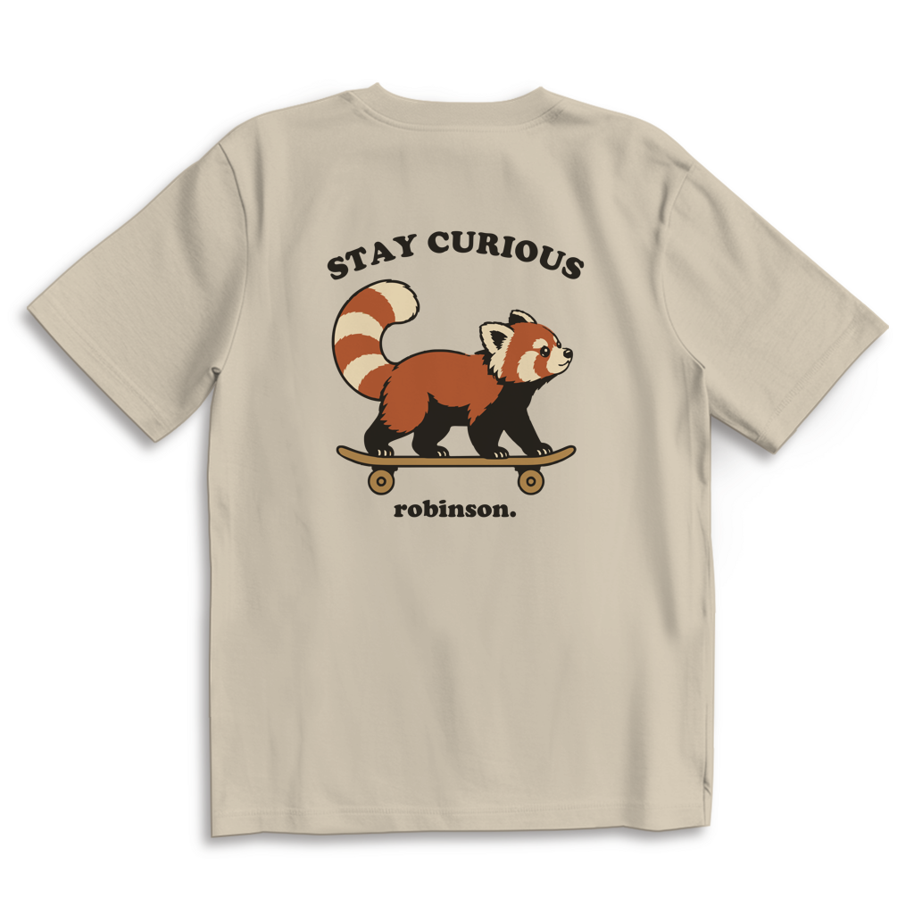 Stay Curious Oversized Tee